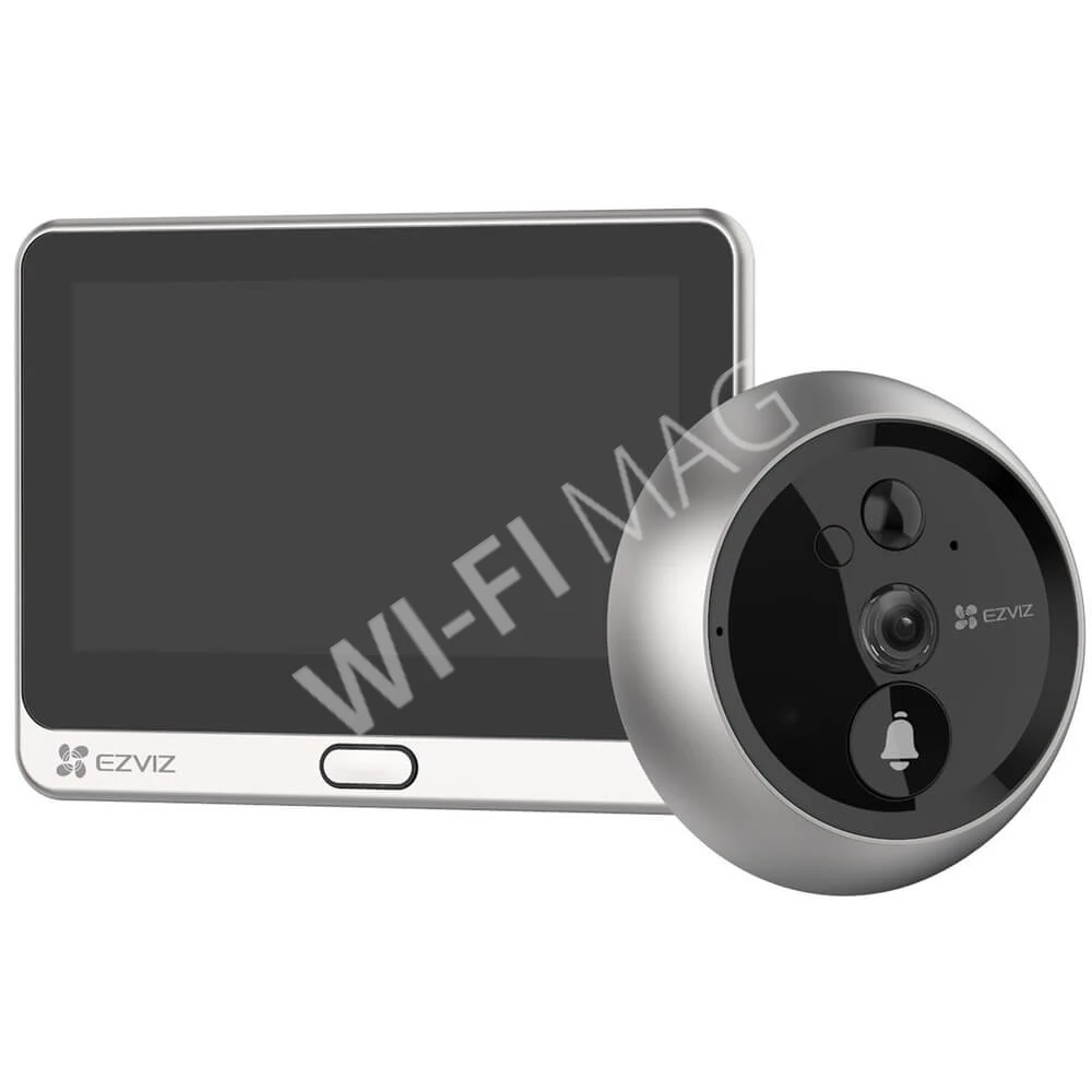 Ezviz CS-DP2 2K Smart Door Viewer, умный беспроводной видеоглазок Wi-Fi и сенсорный экран