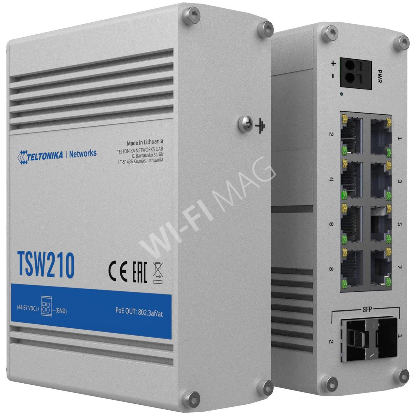 Teltonika TSW210 промышленный неуправляемый коммутатор