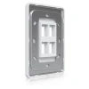 Ubiquiti Vertical 4-Port Paintable Keystone Wall Plate (4-pack) вертикальные панели с 4-мя слотами Keystone (4 штуки)