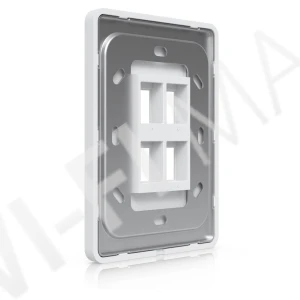 Ubiquiti Vertical 4-Port Paintable Keystone Wall Plate (4-pack) вертикальные панели с 4-мя слотами Keystone (4 штуки)