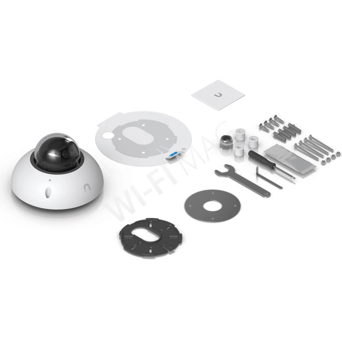 Ubiquiti UniFi G6 Dome Camera White, 8 Мп уличная PoE с микрофоном и ночным видением белая IP-видеокамера