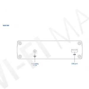 Teltonika RUTM08, промышленный проводной маршрутизатор c портом USB