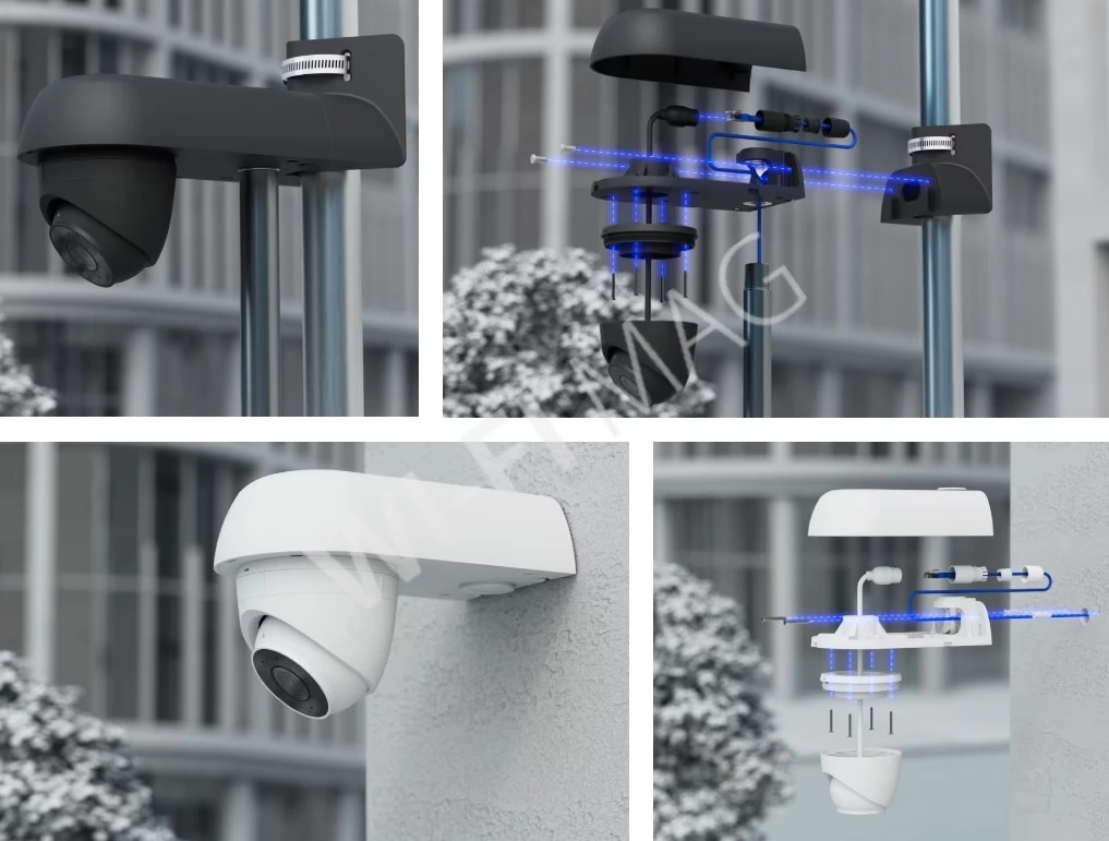 Ubiquiti UniFi Camera Arm Mount Black, черное крепление для установки к стене/углу/столбу камеры UVC-G5-Turret-Ultra
