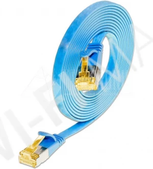 Кабель Wirewin SLIM STP Cat.6A, 5.0 м синий