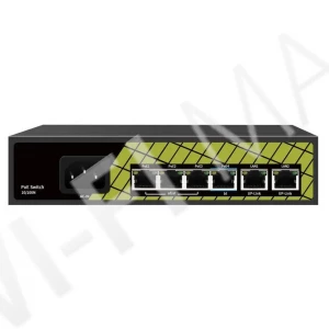 Conexpro GNT-P9206EA, 6-портовый 10/100 Мбит/с (4 PoE) неуправляемый коммутатор