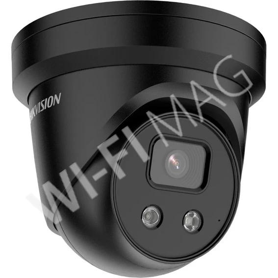 Hikvision DS-2CD2386G2-IU(BLACK)(2.8mm)(C) 8 Мп купольная IP-видеокамера