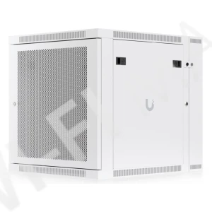 Ubiquiti 12U Rack Cabinet Perforated Front Door Swing (700 мм) двухсекционный стоечный шкаф 12U с 2-мя вентиляторами и перфорированной дверцей