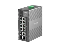 Управляемые коммутаторы с PoE TP-Link IES210GPP Omada 10-портовый RJ45 (1 Гбит/с) с 6-ю PoE+ и 2-мя PoE++ портами управляемый коммутатор