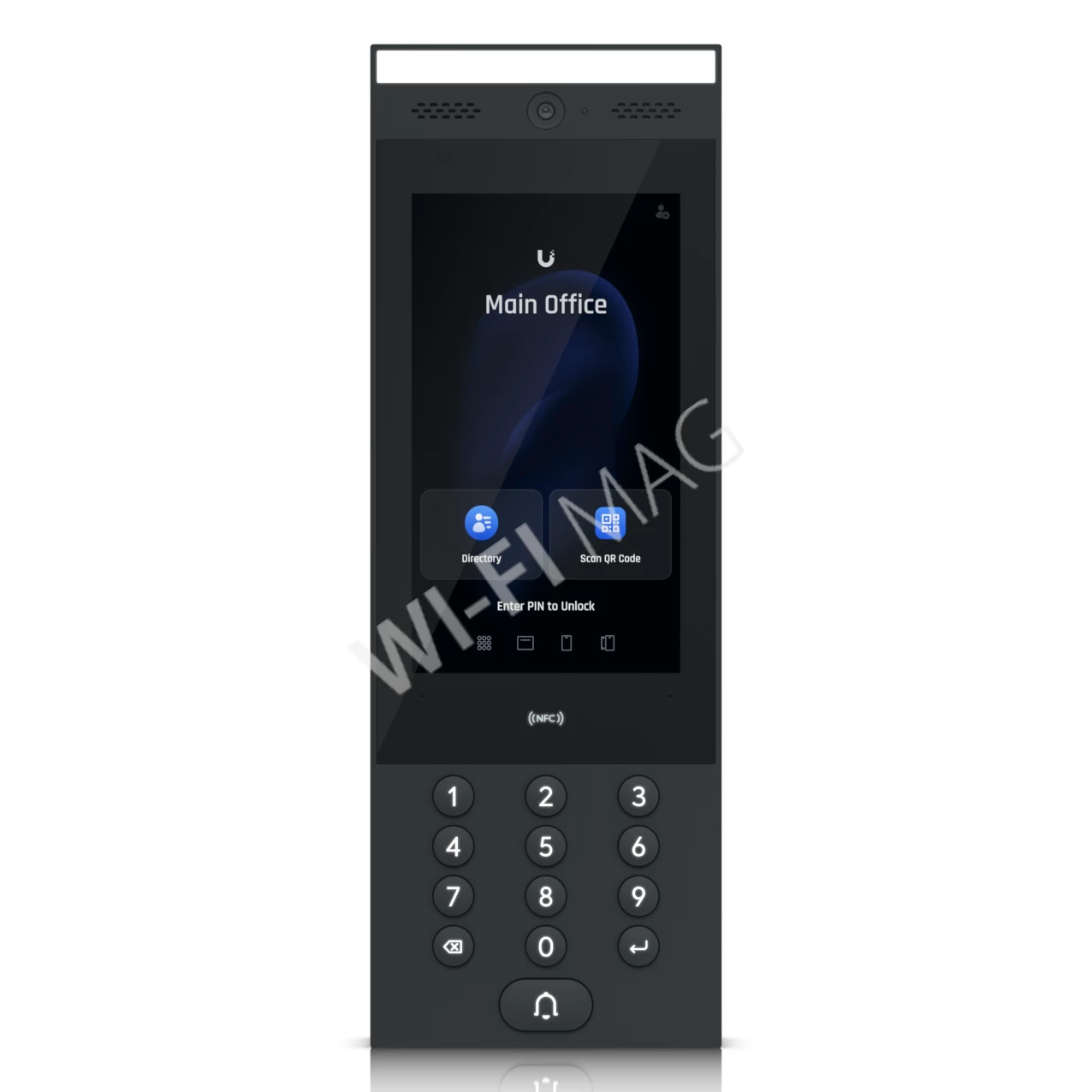 Ubiquiti UniFi Access Intercom, уличный видеодомофон с клавиатурой и двусторонним аудио