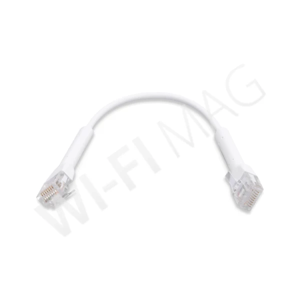 Ubiquiti UniFi Ethernet Patch Cable, 1m, Cat6, White, патч-кабель соединительный, белый