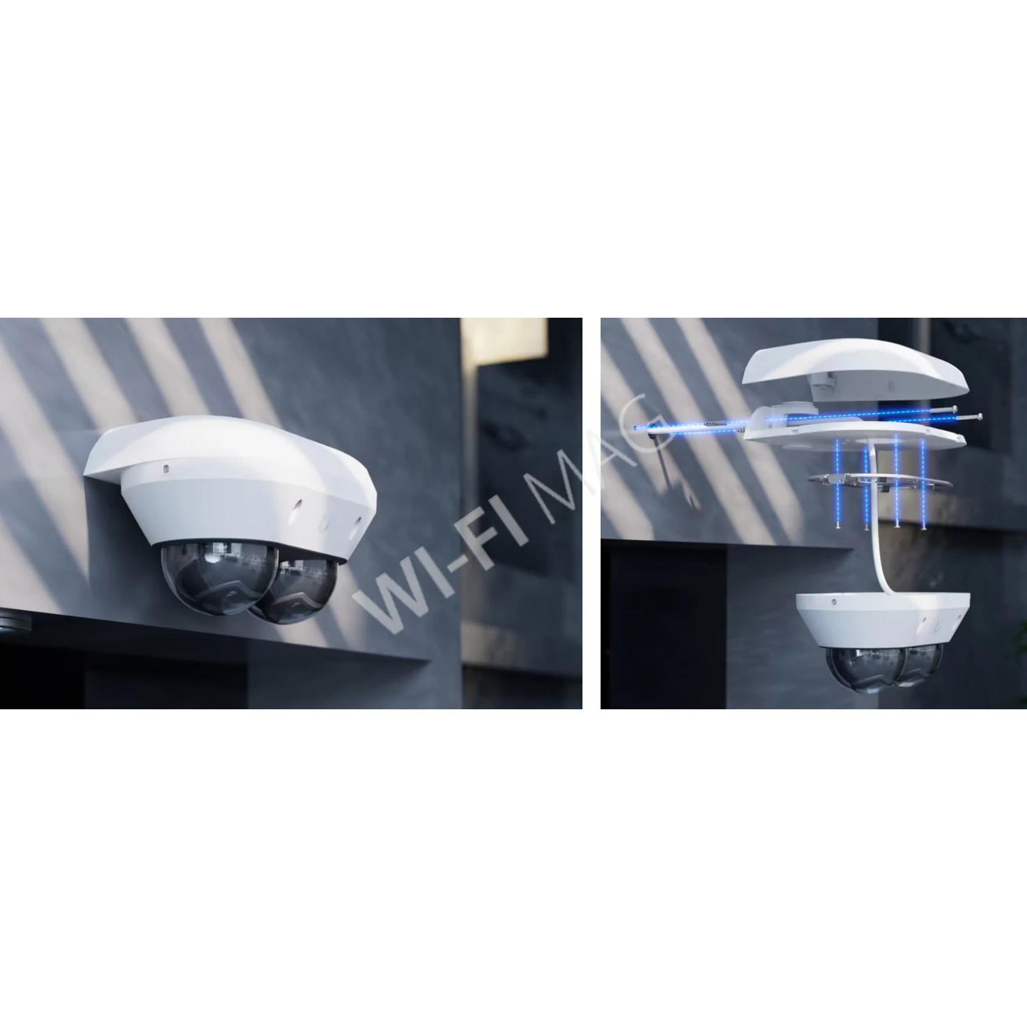 Ubiquiti AI Multi Sensor 2 Camera Arm Mount, настенное/угловое крепление для камеры UVC-AI-MS-2