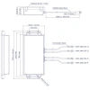Teltonika PR1KC540 5G Combo MIMO Mobile SMA Antenna, уличная комбинированная мобильная антенна с 4-я кабелями 3 м