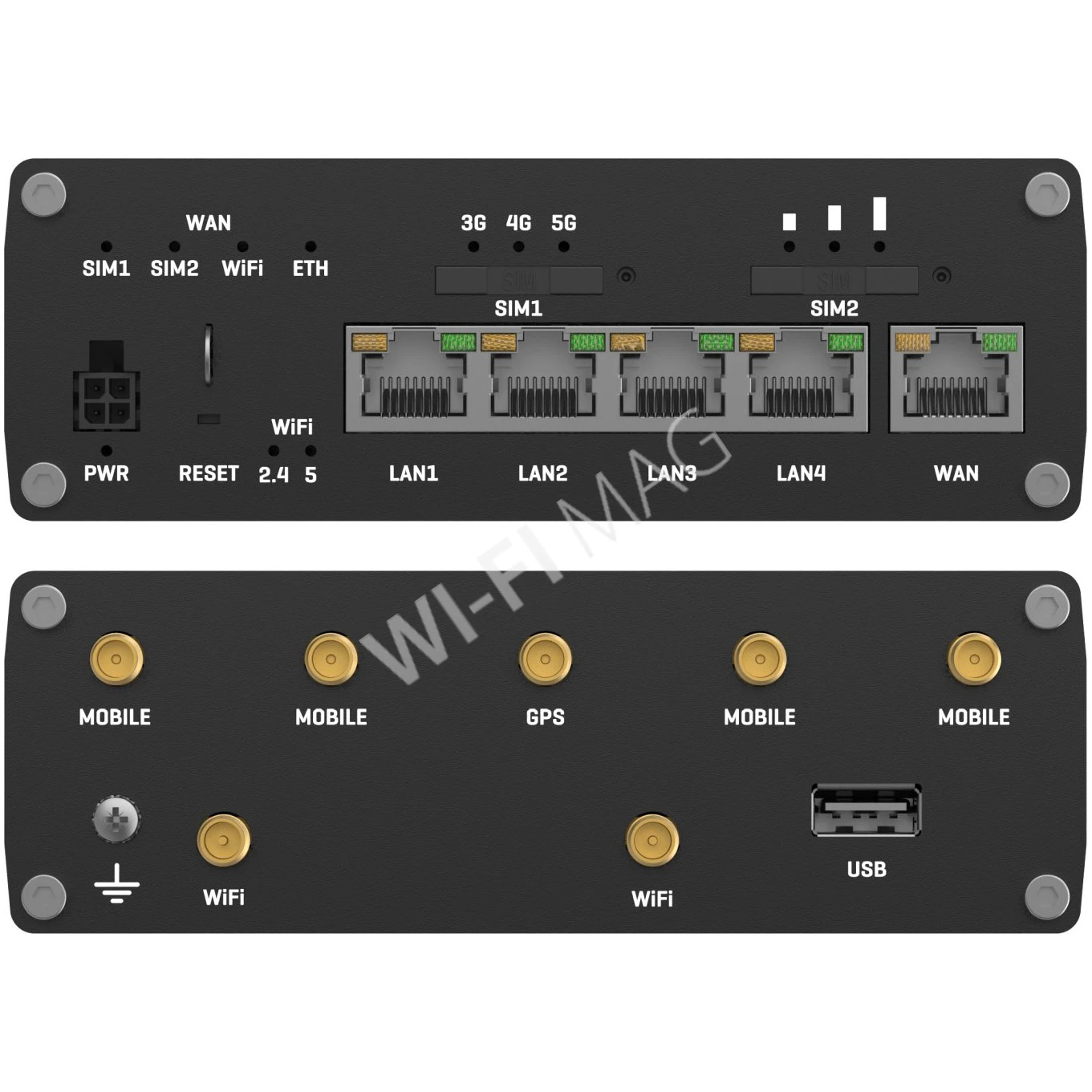 Teltonika RUTX50 Industrial 5G Router 2 SIM, промышленный сотовый маршрутизатор Wi-Fi 5