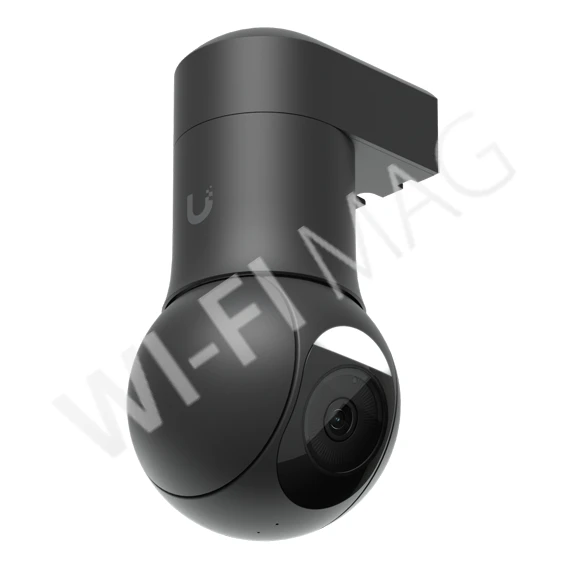 Ubiquiti UniFi G5 PTZ Camera, 5 Мп уличная с цветным ночным видением и микрофоном IP-видеокамера PoE+, черная
