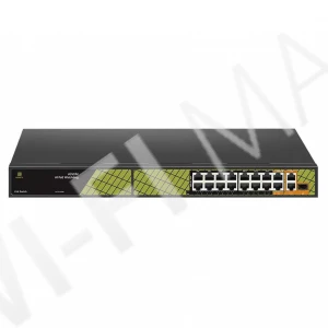 Conexpro GNT-P4813V6, с 16 PoE, 2 LAN (1 Гбит/с) и 1 SFP портом неуправляемый коммутатор