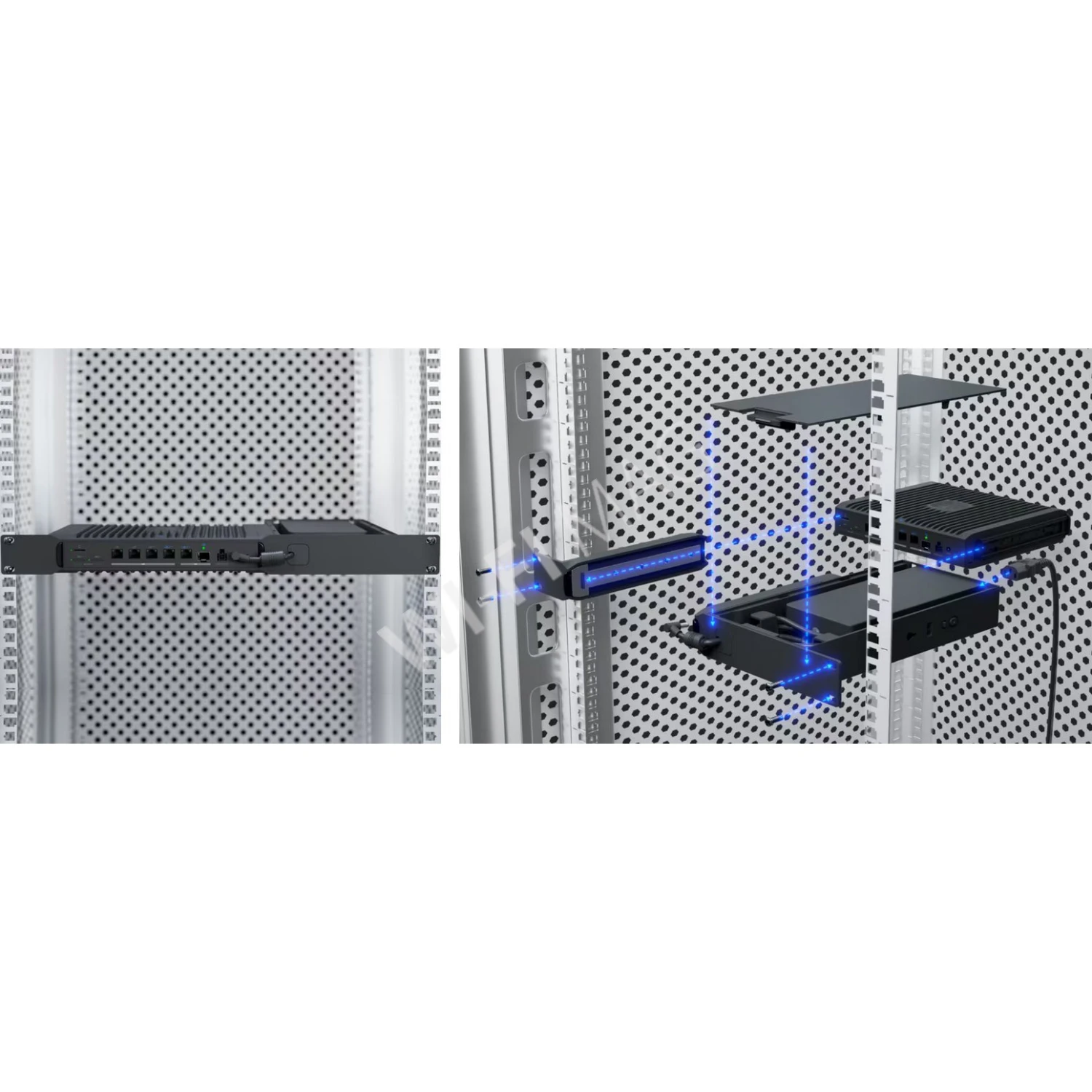 Ubiquiti Cloud Gateway Industrial Rack Mount, комплект для монтажа в стойку маршрутизатора UCG-Industrial