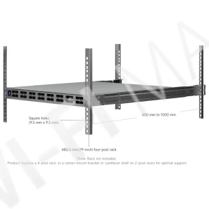 Ubiquiti UniFi Enterprise Campus Switch Core 3,2 Тбит/с, 34-портовый (32 QSFP28) Etherlighting коммутатор