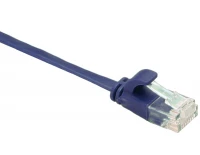 Кабель патч-корд Masterlan Comfort patch cable UTP, Cat6, flat, 3 м, неэкранированный, синий