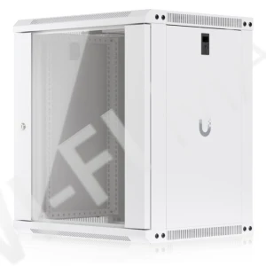 Ubiquiti 12U Rack Cabinet Glass Front Door (450 мм) стоечный шкаф 12U с 2-мя вентиляторами и стеклянной дверцей