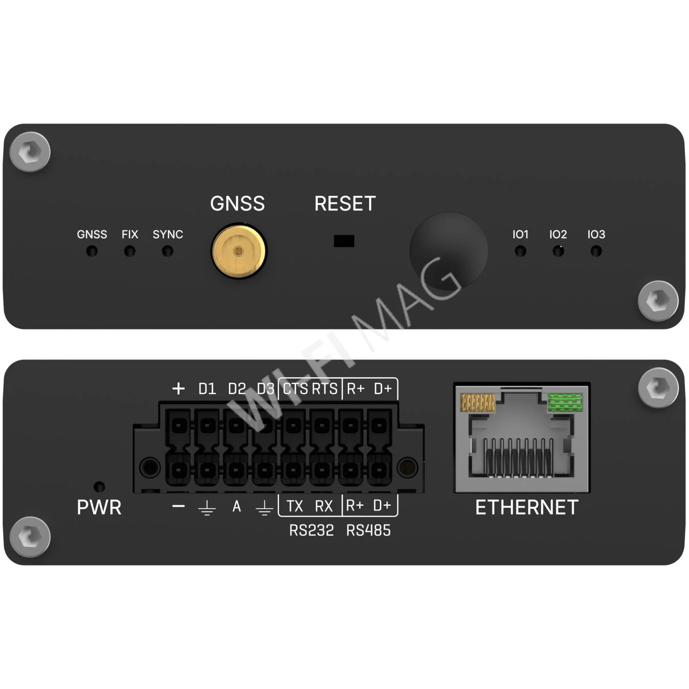 Teltonika NTP001 NTP Server, промышленный NTP-сервер с GNSS, RS232 и RS485