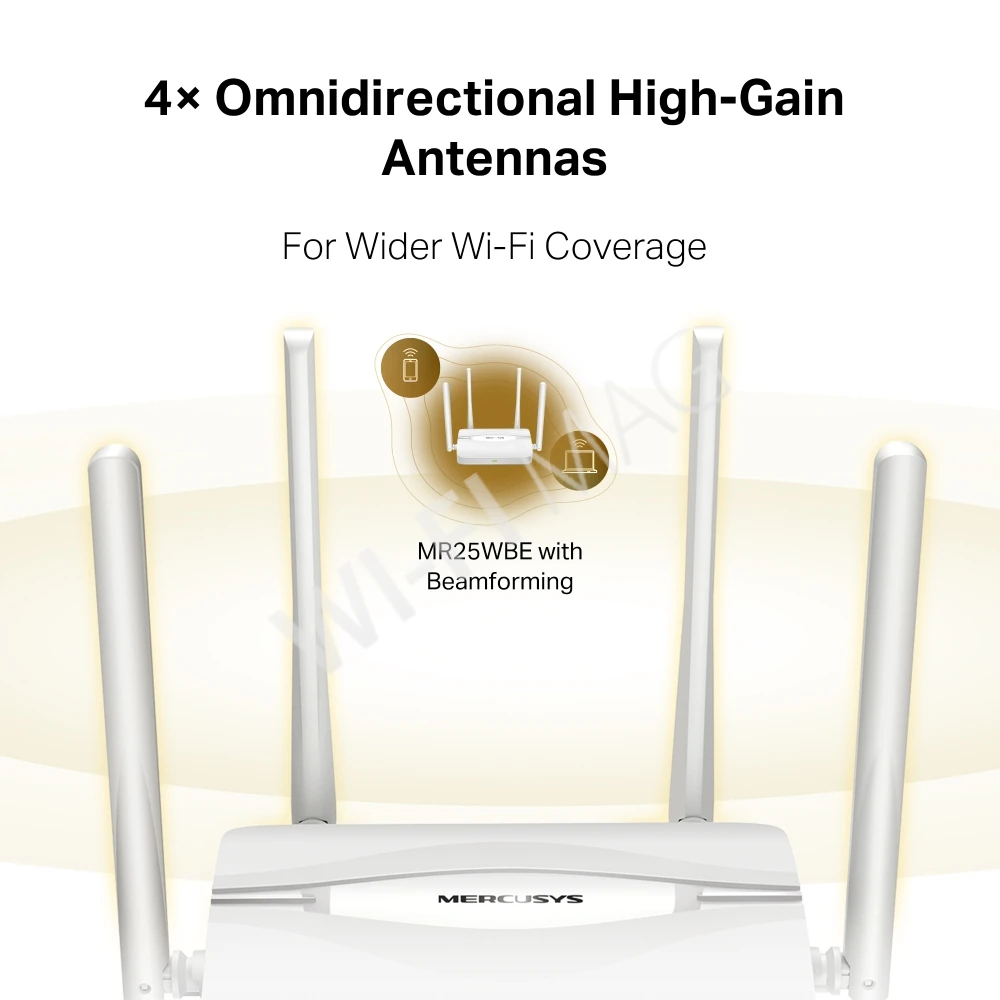 Mercusys MR25WBE BE3600, двухдиапазонный маршрутизатор Wi‑Fi 7