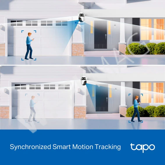 TP-Link Tapo C545D, 3Мп уличная 360° с цветным ночным видением и двумя объективами Wi-Fi 6