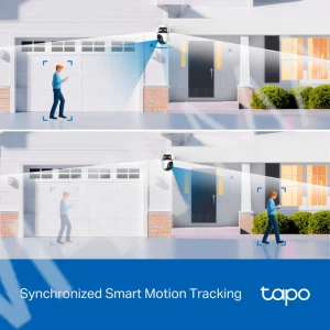 TP-Link Tapo C545D, 3Мп уличная 360° с цветным ночным видением и двумя объективами Wi-Fi 6