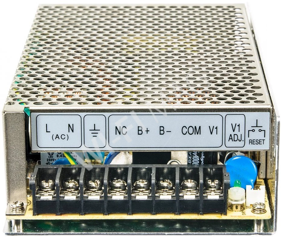 Блок питания Mean Well AD-155B (155Вт, 27,6В/5,5А, 27,1В/0,5А) в кожухе, с функцией зарядного устройства