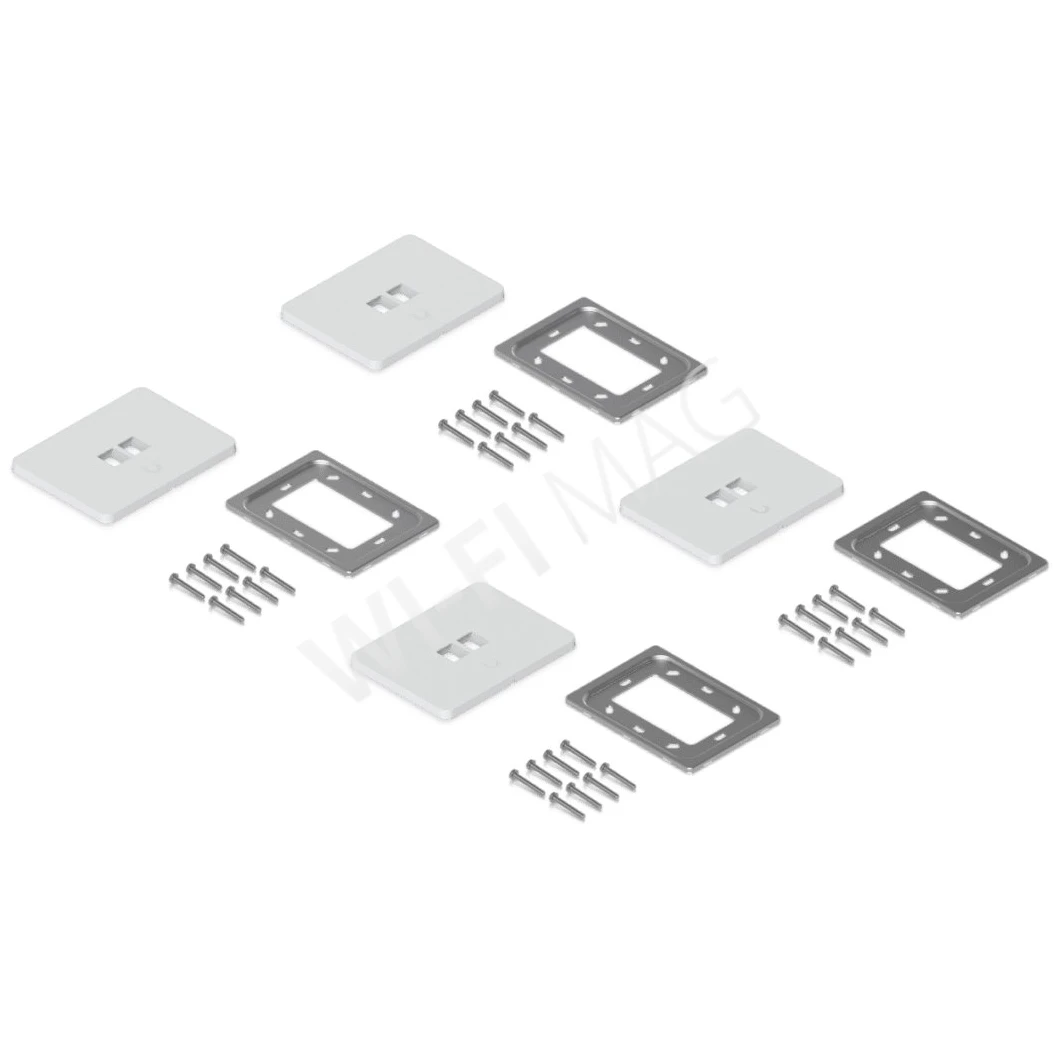 Ubiquiti Horizontal 2-Port Paintable Keystone Wall Plate (4-pack) горизонтальные панели с 2-мя слотами Keystone (4 штуки)