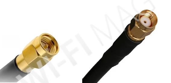 Кабель RP-SMA-Male/SMA-Male RF240, 6 м