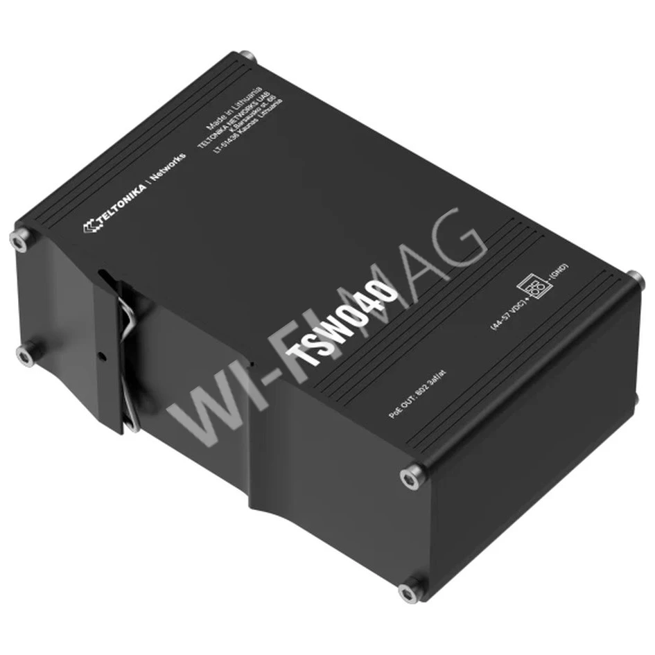 Teltonika TSW040, 8-портовый неуправляемый PoE+ коммутатор