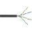 Кабель Conexpro FTP, CAT5e, PE, 24AWG, 6.3мм, 1м, черный