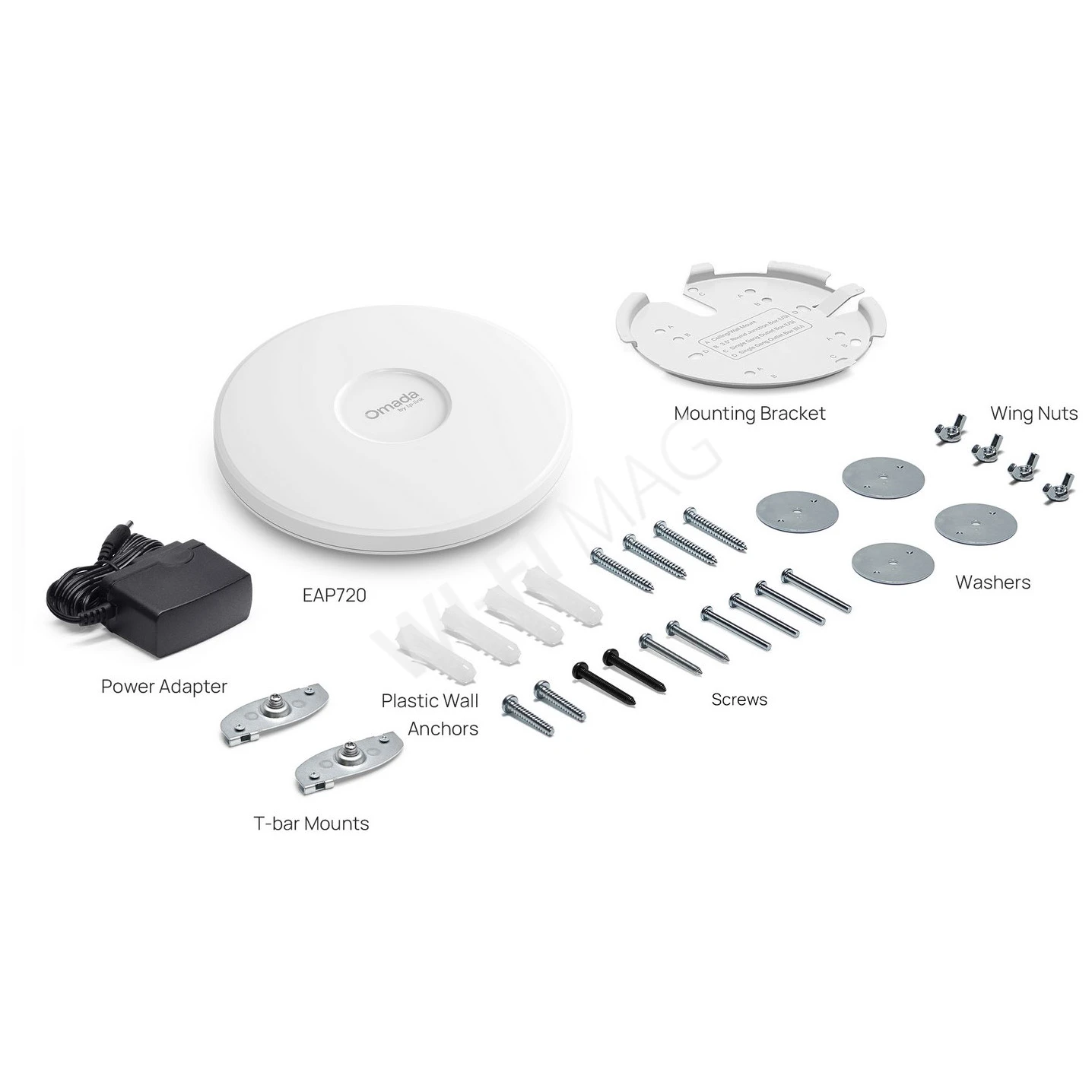 TP-Link EAP720 BE5000, двухдиапазонная точка доступа Omada Wi-Fi 7 с поддержкой PoE