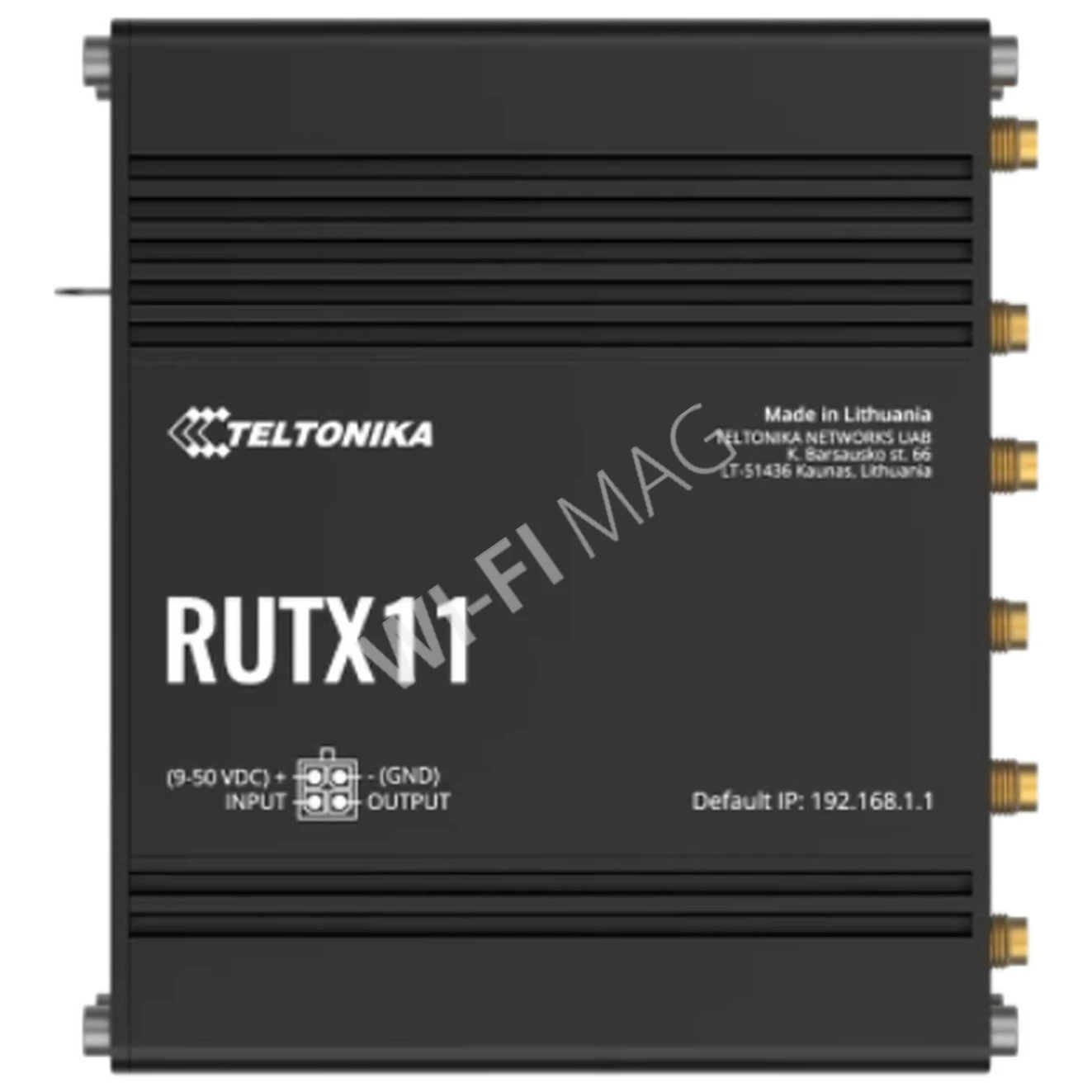 Teltonika RUTX11 WiFi LTE Cat6 Router, LTE Wi-Fi роутер с GPS и Bluetooth