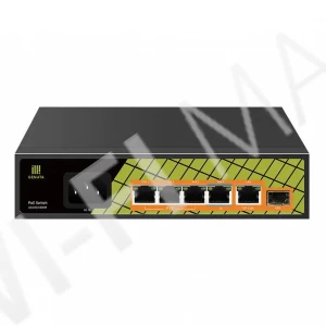 Conexpro GNT-P1006GA, с 5 портами 1 Гбит/с (4 PoE) и 1 SFP портом неуправляемый коммутатор
