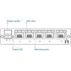 Teltonika TSW010 DIN rail switch, неуправляемый коммутатор (9-30 В постоянного тока)