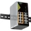 Conexpro GNT-IG1218F8-AC, промышленный с 16 LAN (8 PoE) 1 Гбит/с и 2 SFP портами неуправляемый коммутатор
