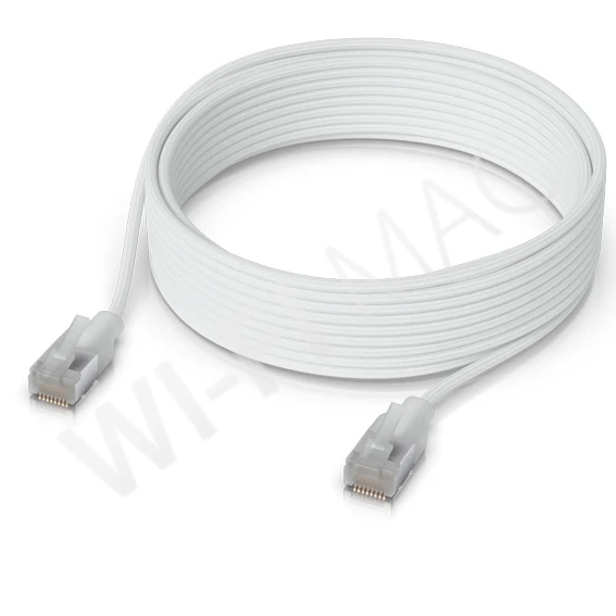 Ubiquiti UniFi Etherlighting Patch Cable (8 метров) патч-кабель Cat.6A, RJ45, белый