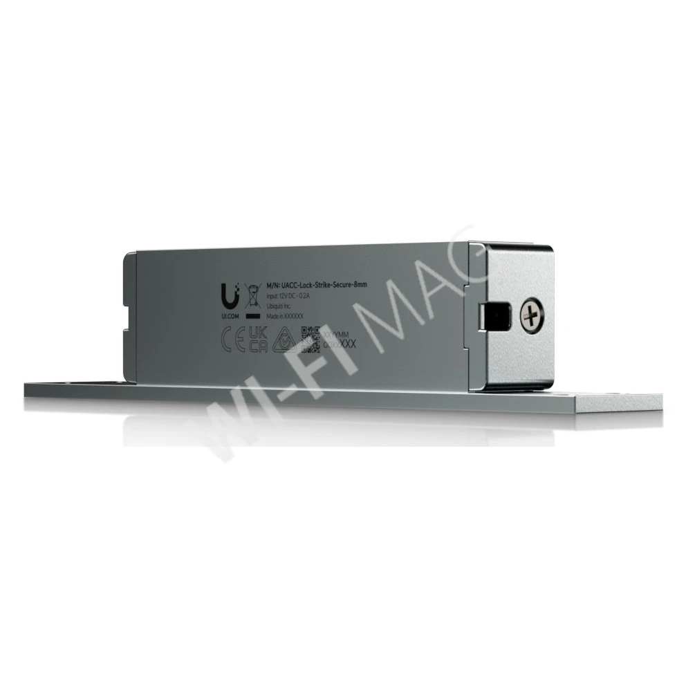 Ubiquiti UniFi Access Fail-Secure Strike Lock 8mm, электрический замок с защелкой и защитой от сбоев