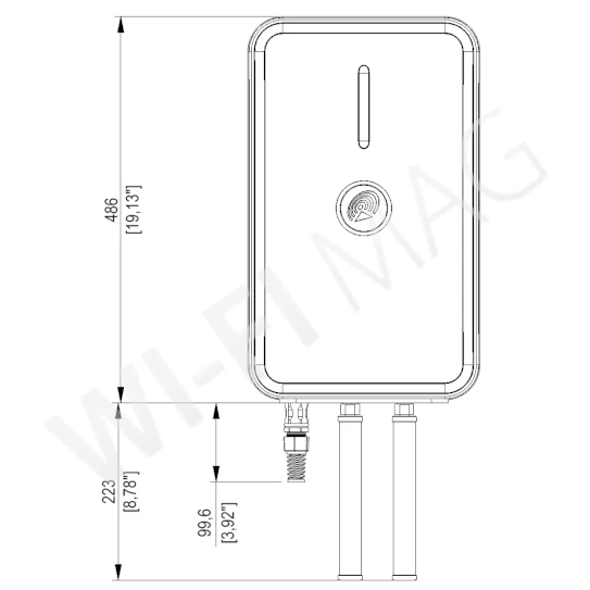 QuWireless (AX50MO) QuMax Omni for Teltonika RUTX50, внешняя интегрированная многодиапазонная антенна
