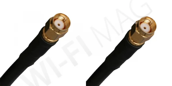 Кабель RP-SMA-Male/RP-SMA-Male RF240, 300 мм