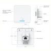 Ubiquiti UniFi Access G3 Reader Flex White, белый NFC/Bluetooth считыватель с клавиатурой и с Apple Touch Pass