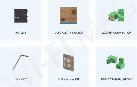 Teltonika RUT276 Compact RedCAP 5G Router, промышленный маршрутизатор