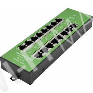 Conexpro POE-PAN8-GBM-AF/AT, 8-портовый гигабитный 802.3af/at PoE-инжектор