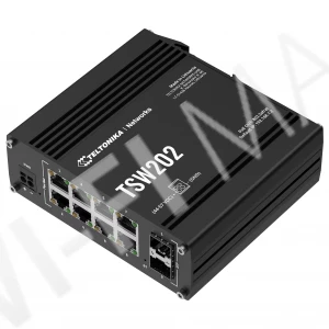 Teltonika TSW202, управляемый с 8 портами PoE+ 1 Гбит/с и 2 SFP коммутатор
