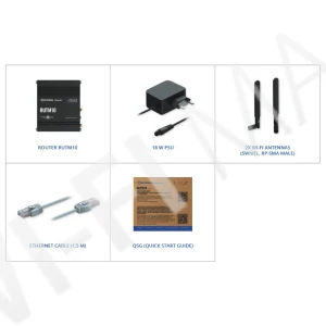 Teltonika RUTM10 Wired Wi-Fi Router, двухдиапазонный проводной маршрутизатор Wi-Fi 5