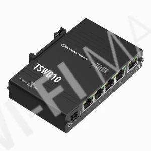 Teltonika TSW010 DIN rail switch, неуправляемый коммутатор (9-30 В постоянного тока)