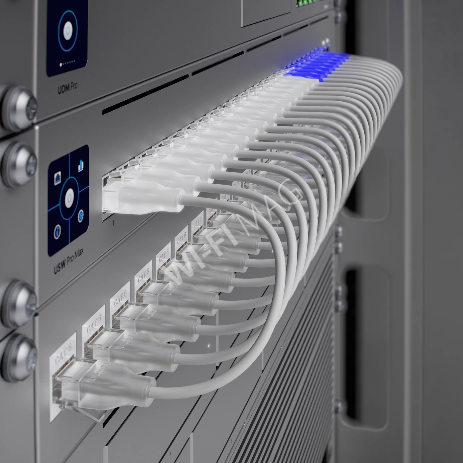 Ubiquiti UniFi Etherlighting Patch Cable (15 метров) патч-кабель Cat.6, RJ45, белый