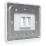 Ubiquiti Horizontal 2-Port Paintable Keystone Wall Plate (4-pack) горизонтальные панели с 2-мя слотами Keystone (4 штуки)