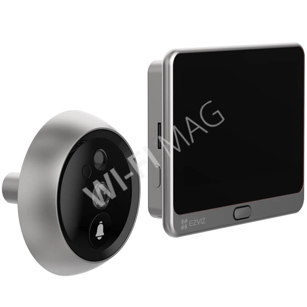 Ezviz CS-DP2 2K Smart Door Viewer, умный беспроводной видеоглазок Wi-Fi и сенсорный экран